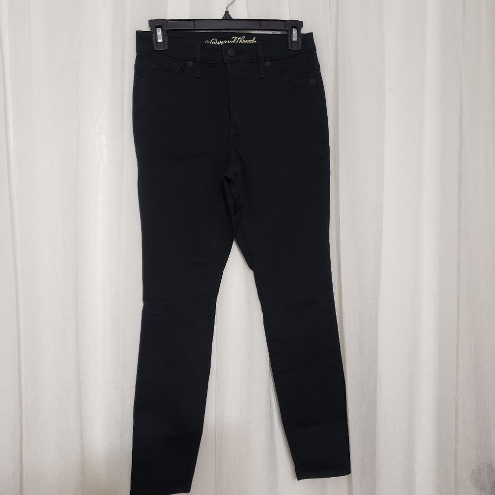 Universal Thread Black High Rise Skinny Denim Jeans - Picture 3 of 8